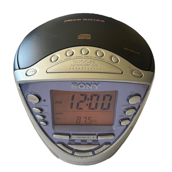 Sony Other Vintage Sony Dream Machine Icfcd853v Cdrrw Clock Radio